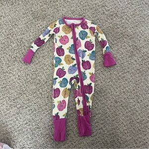 Little Sleepies Berry Apple of My Eye 0-3mo Zippy